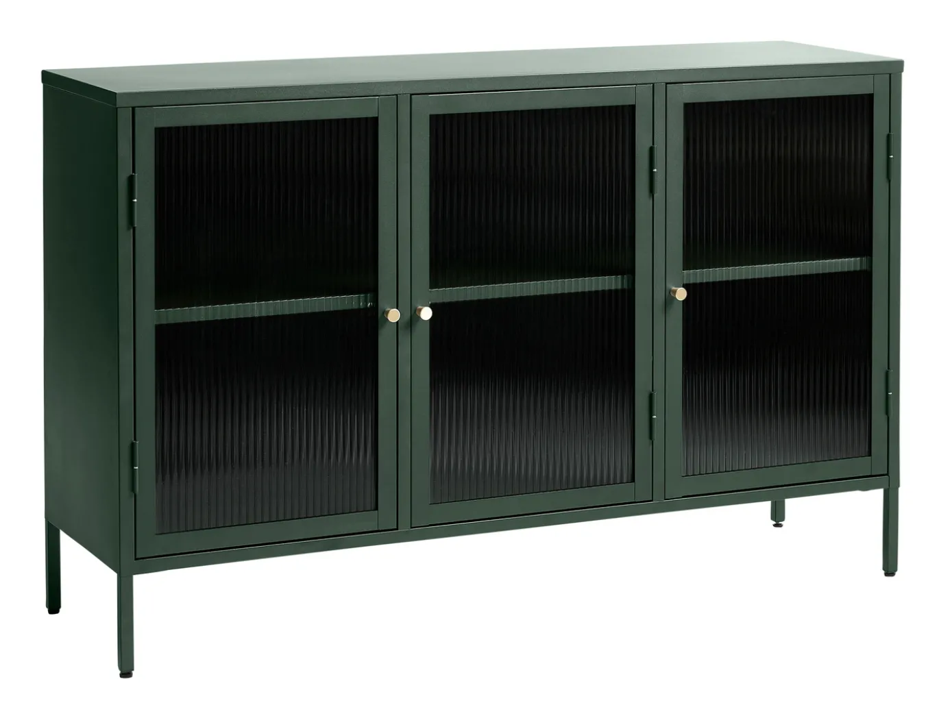 Dressoir Bronco Groen Glas 3 Delen - Giga Living
