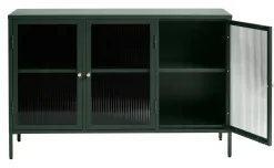 Dressoir Bronco Groen Glas 3 Delen - Giga Living