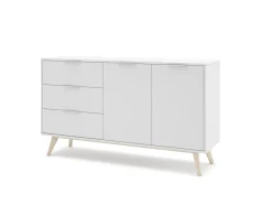 Dressoir Campus 2d3L Wit Wax - Giga Meubel