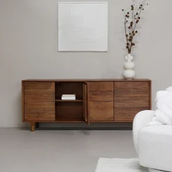 Dressoir Carlien Bruin 200cm - Giga Meubel