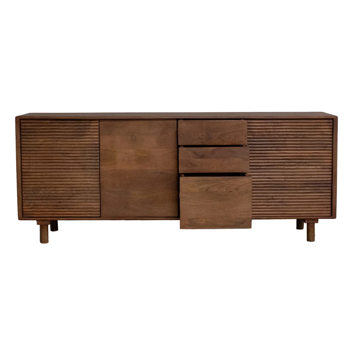 Dressoir Carlien Bruin 200cm - Giga Meubel