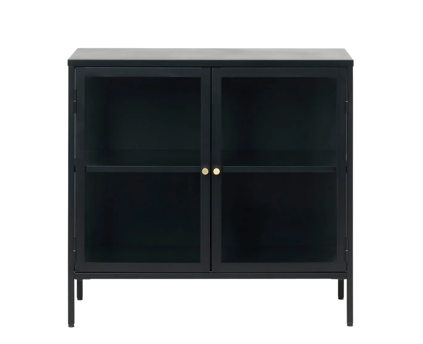 Dressoir Carmel Zwart 2 Delen - Giga Living
