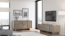 Dressoir Carpi 3d1dr Eiken Cadiz - Giga Meubel