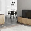 Dressoir Dione 2d Naturel/marmer Lotus - Giga Meubel