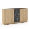 Dressoir Dione 3d Naturel/marmer Lotus - Giga Meubel