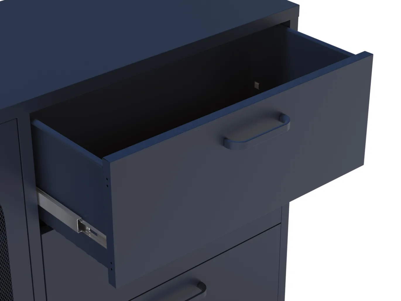 Dressoir Diora 2d3L 140cm Blauw - Giga Meubel