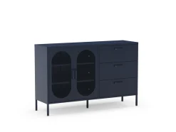 Dressoir Diora 2d3L 140cm Blauw - Giga Meubel