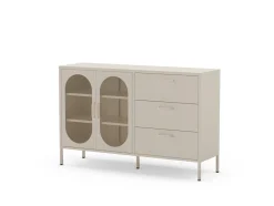 Dressoir Diora 2d3L 140cm Crème - Giga Meubel