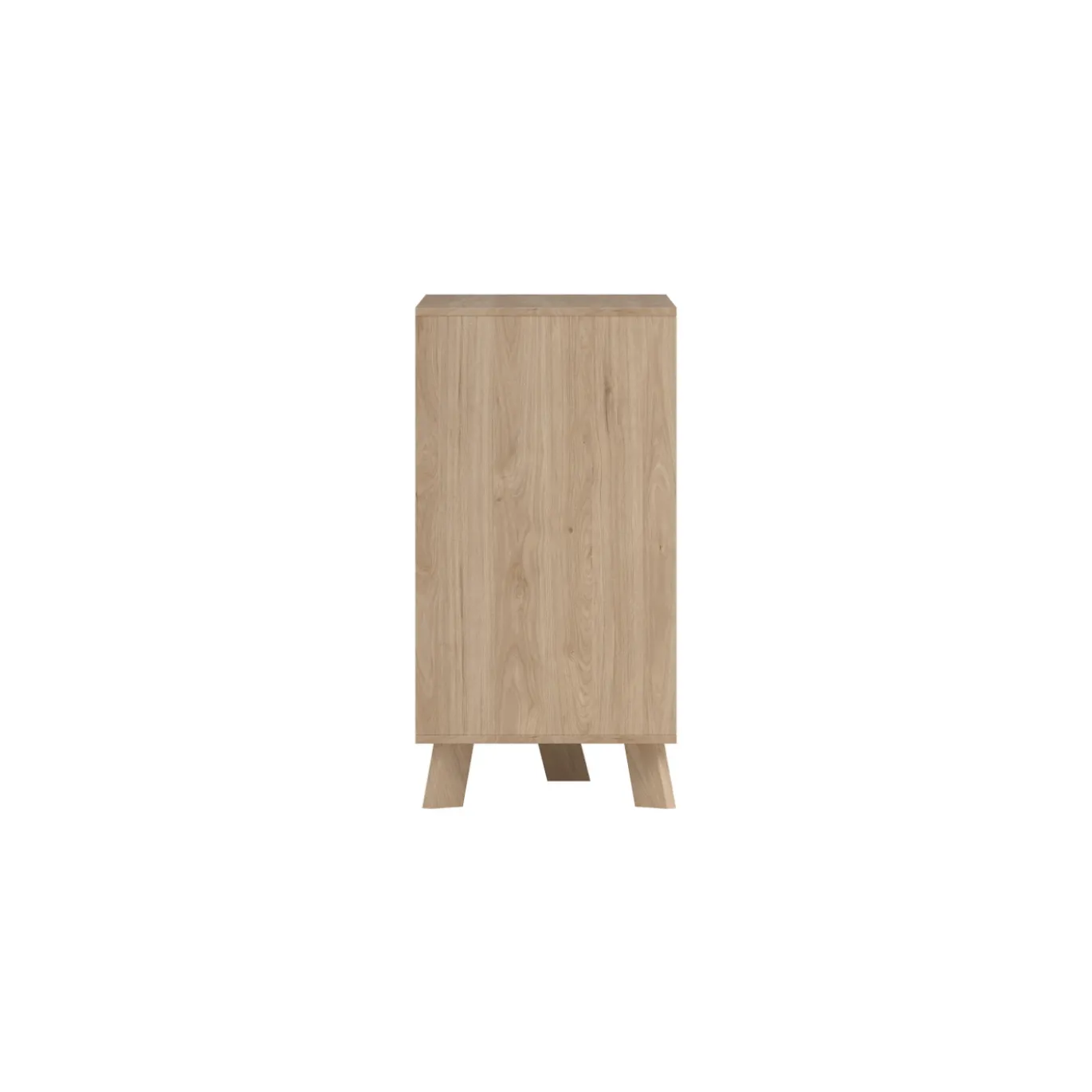 Dressoir Dubbel Ikast 4+ 2 lades Hickory/Wit - Giga Living