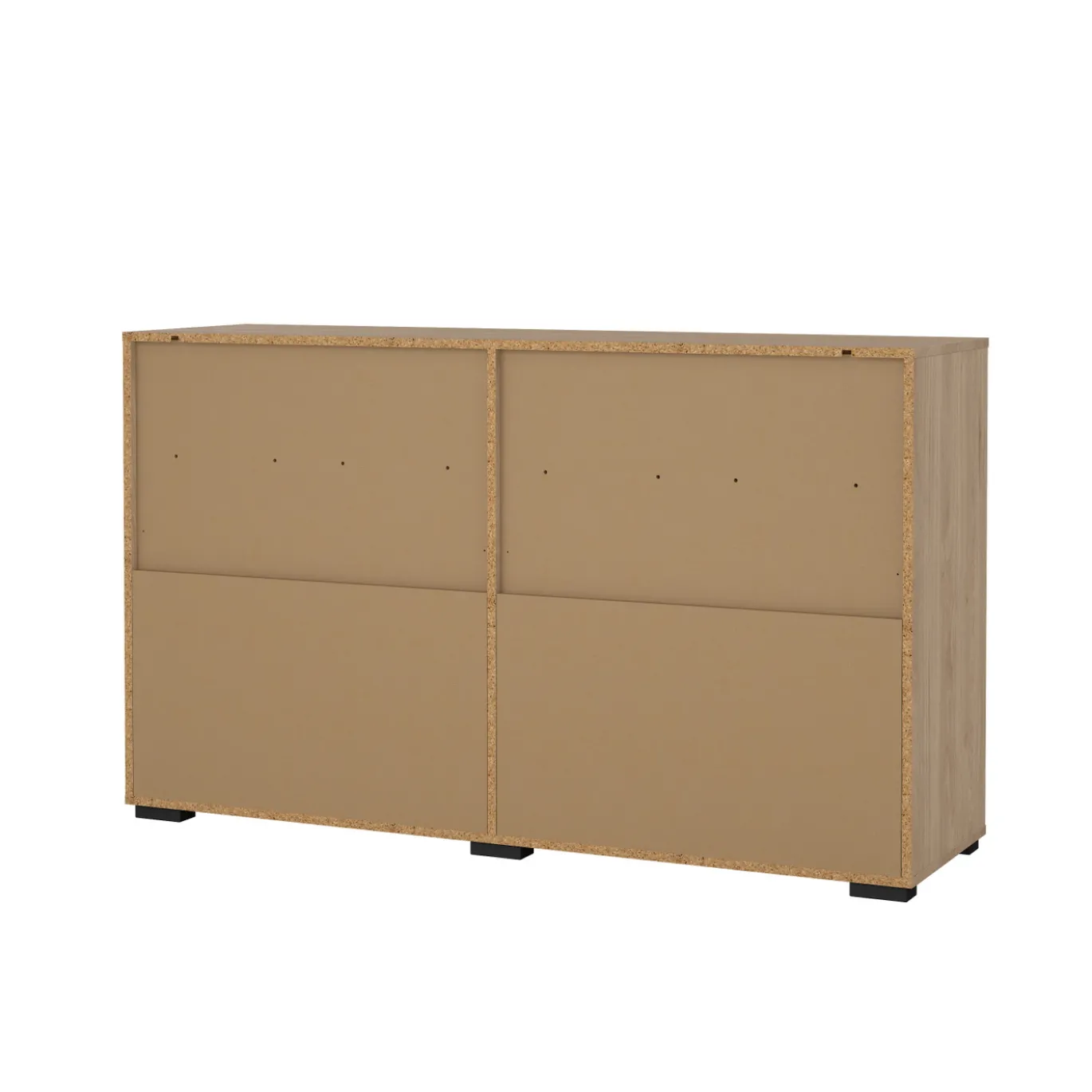 Dressoir Dubbel Sofia 6 lades Hickory - Giga Living