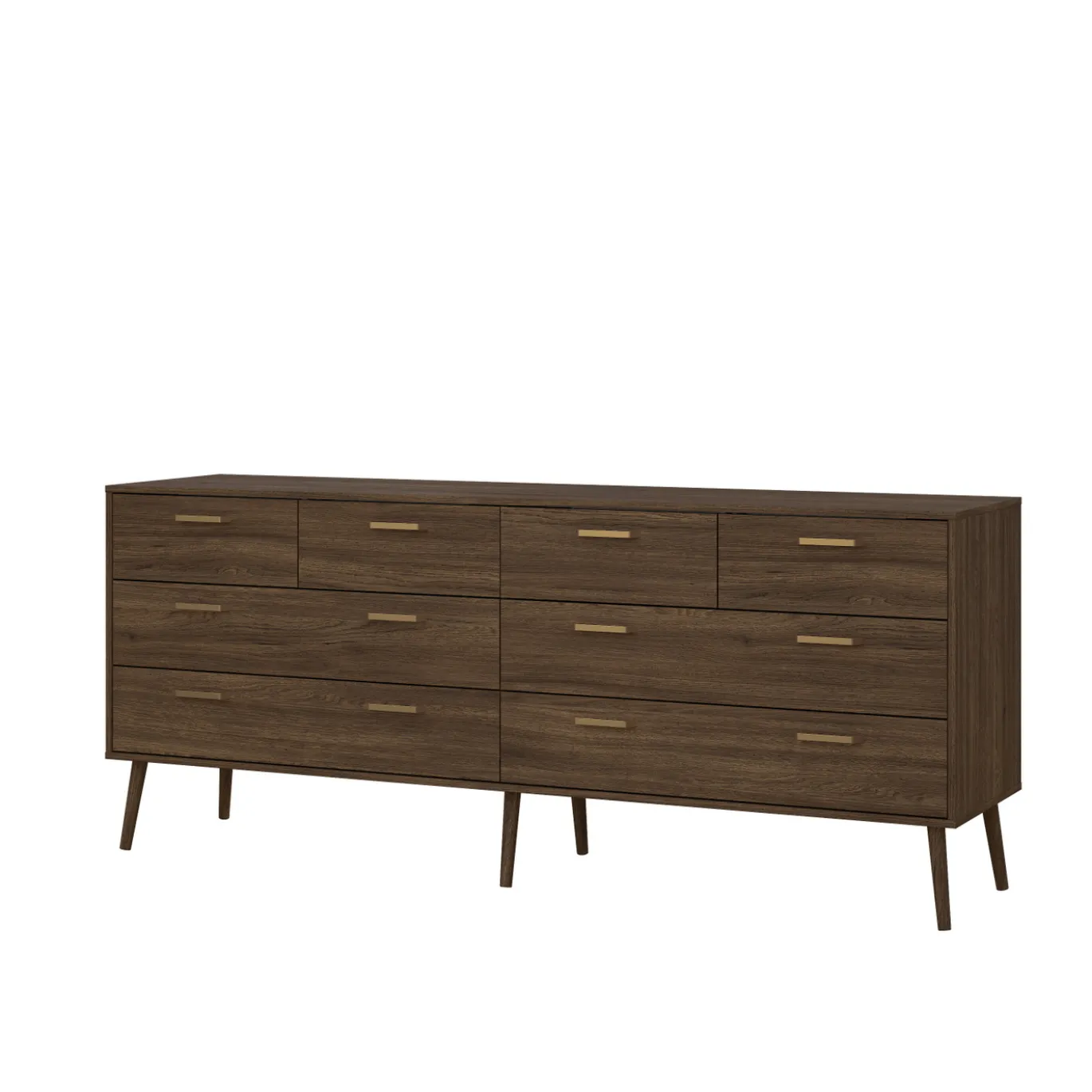 Dressoir Dubbel Tone 4+ 4 lades Narbonne Eikenlook - Giga Living