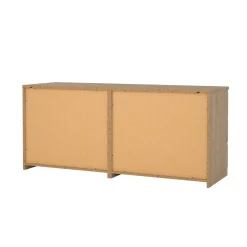 Dressoir Dubbel Ylva 6 lades Hickory - Giga Living