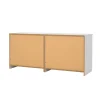 Dressoir Dubbel Ylva 6 lades Wit - Giga Living