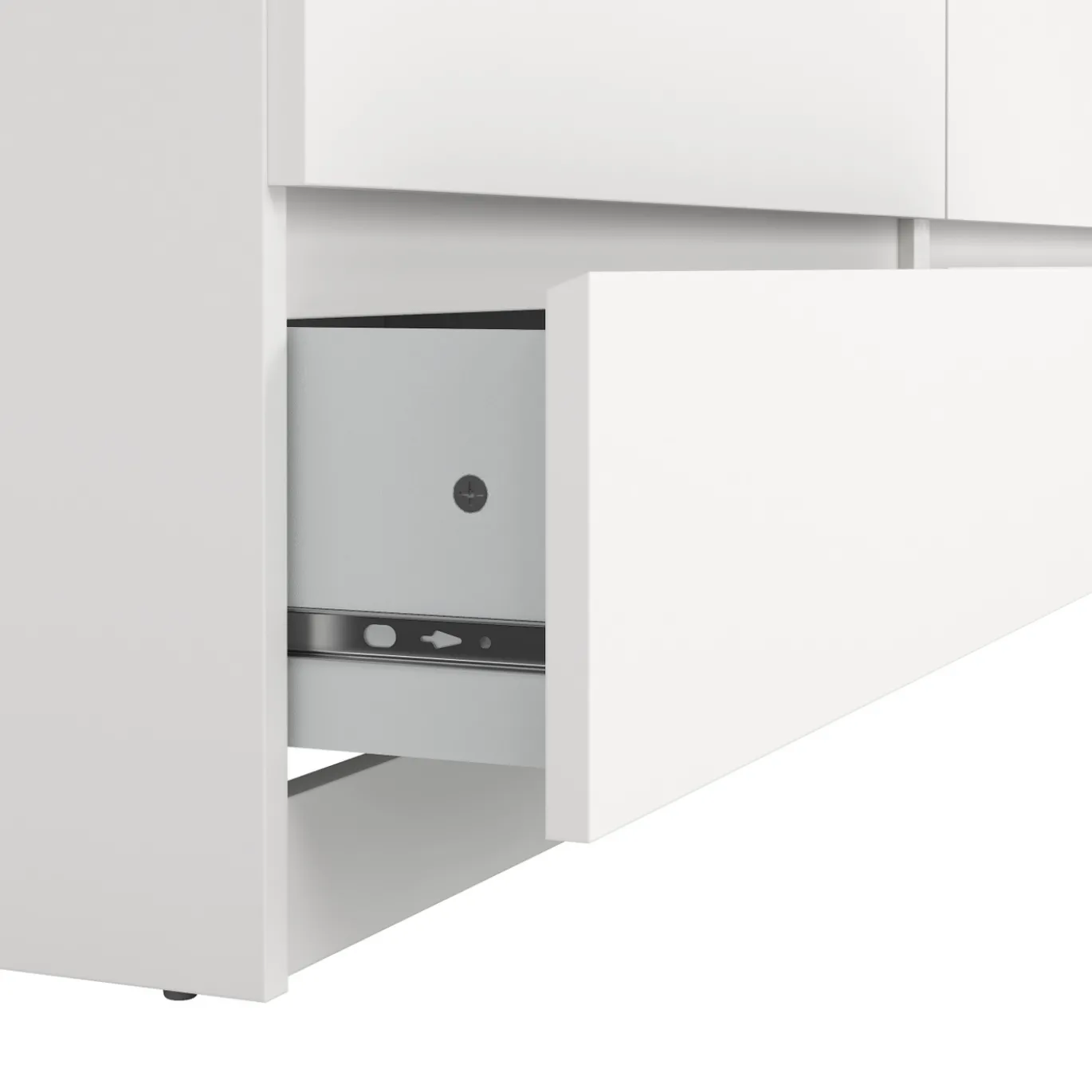 Dressoir Dubbel Ylva 6 lades Wit - Giga Living