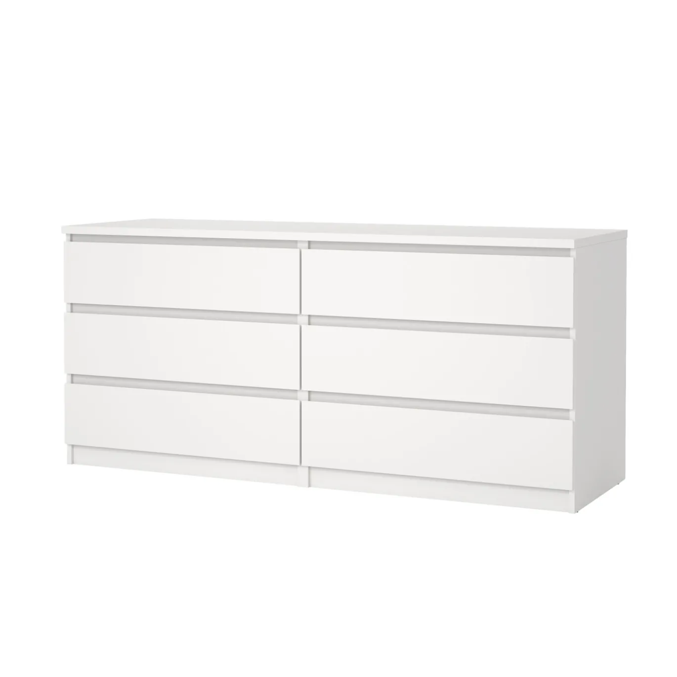 Dressoir Dubbel Ylva 6 lades Wit - Giga Living