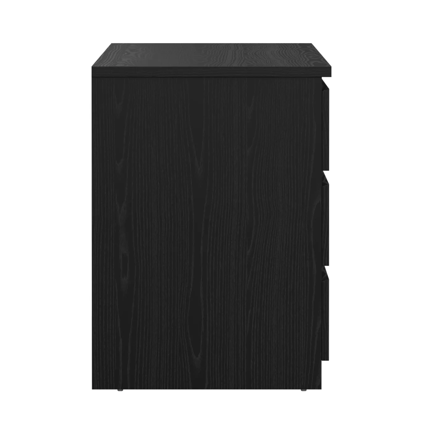 Dressoir Dubbel Ylva 6 lades Zwart woodgrain - Giga Living