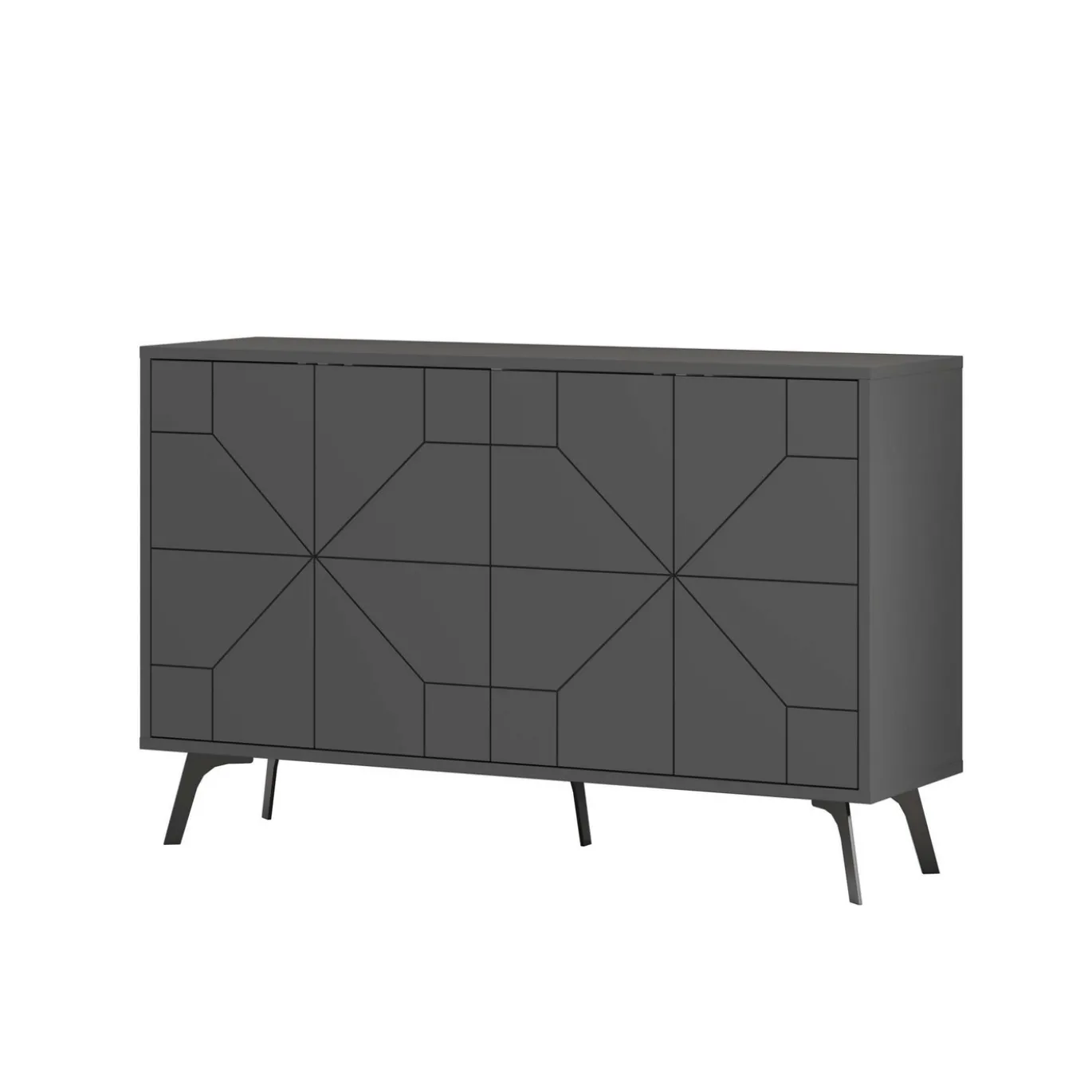 Dressoir Dune Antraciet 123cm