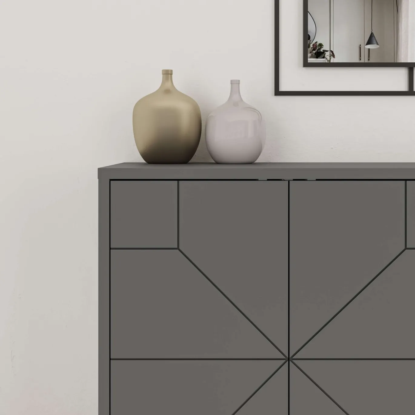Dressoir Dune Antraciet 123cm