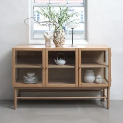Dressoir Elba Naturel Eiken 140cm - Giga Living