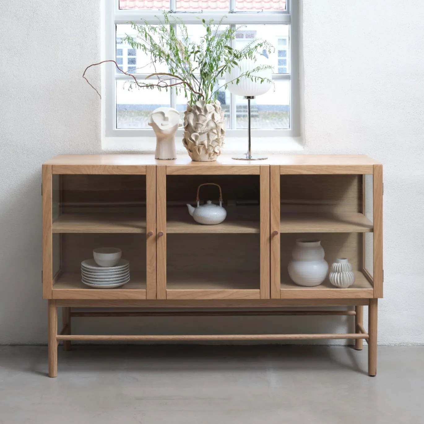Dressoir Elba Naturel Eiken 140cm - Giga Living