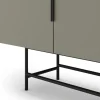 Dressoir Eldia 4d 200cm Groen met Metaal - Giga Meubel