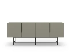 Dressoir Eldia 4d 200cm Groen met Metaal - Giga Meubel