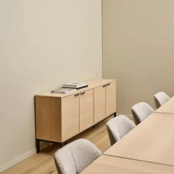 Dressoir Eloi Wit 180cm - Giga Living