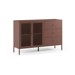 Dressoir Fayna 2d3L 140cm Burgundy - Giga Meubel
