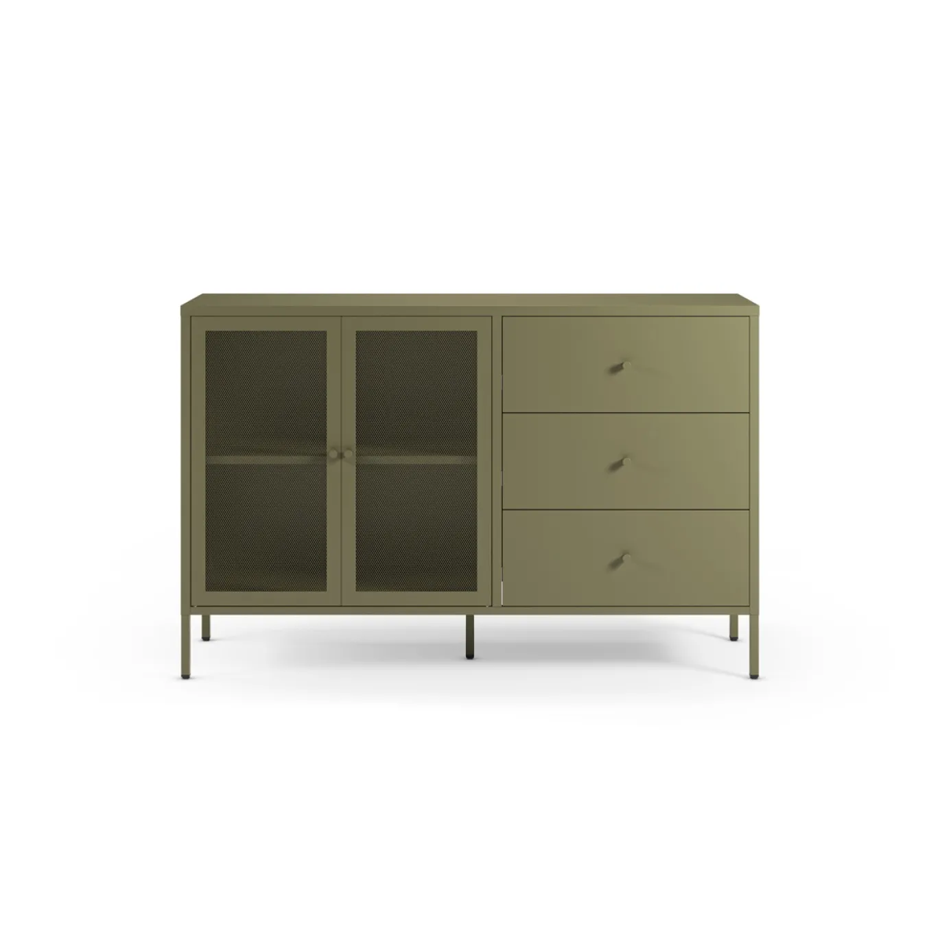 Dressoir Fayna 2d3L 140cm Groen - Giga Meubel