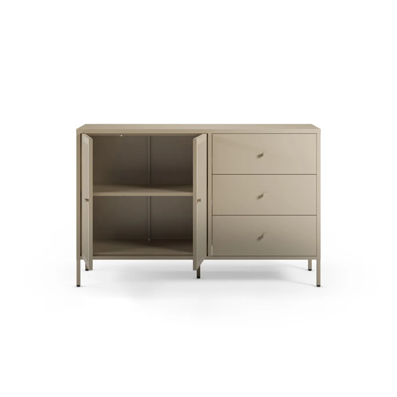 Dressoir Fayna 2d3L 140cm Zand - Giga Meubel