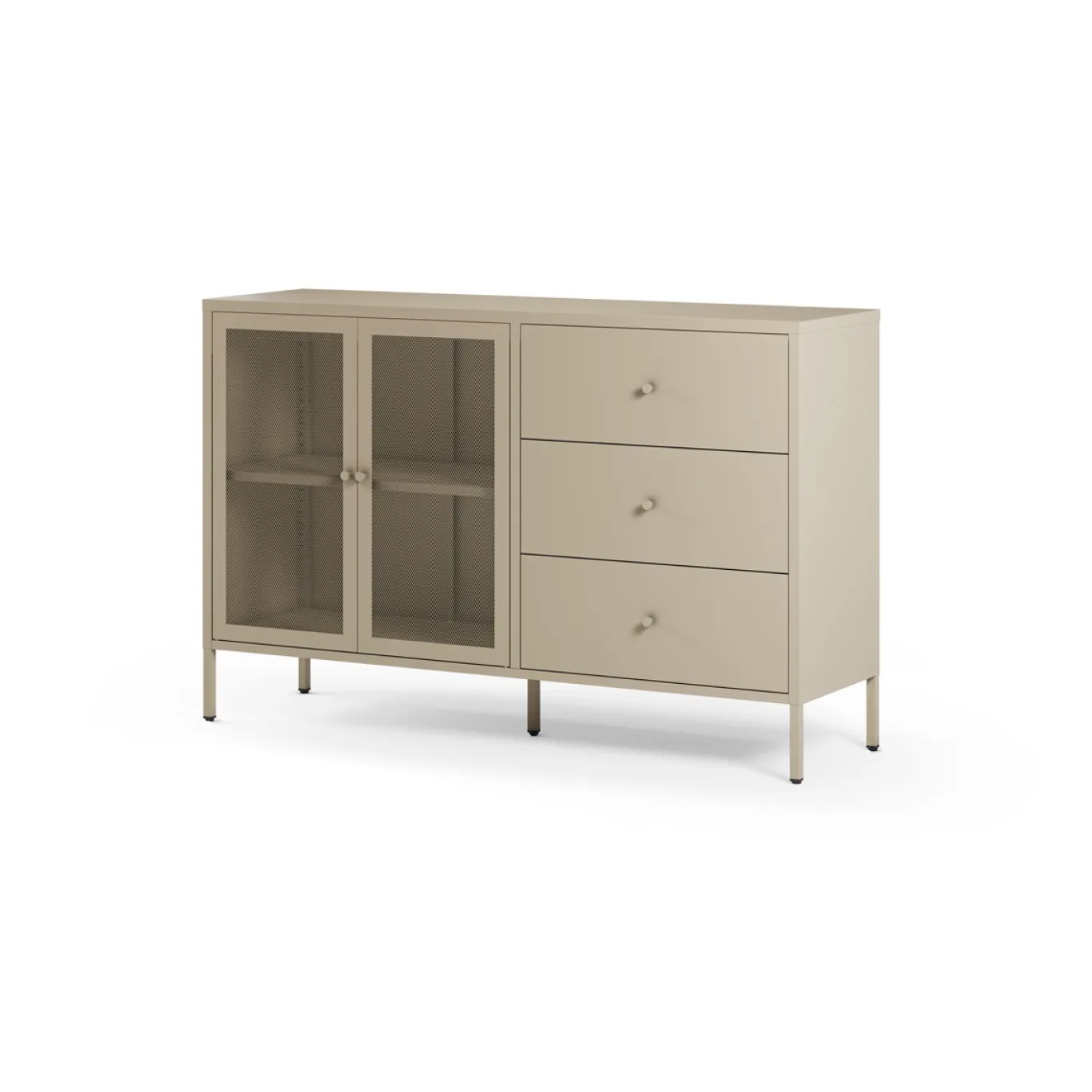 Dressoir Fayna 2d3L 140cm Zand - Giga Meubel