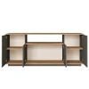 Dressoir Filizoren Antraciet/Naturel 180cm