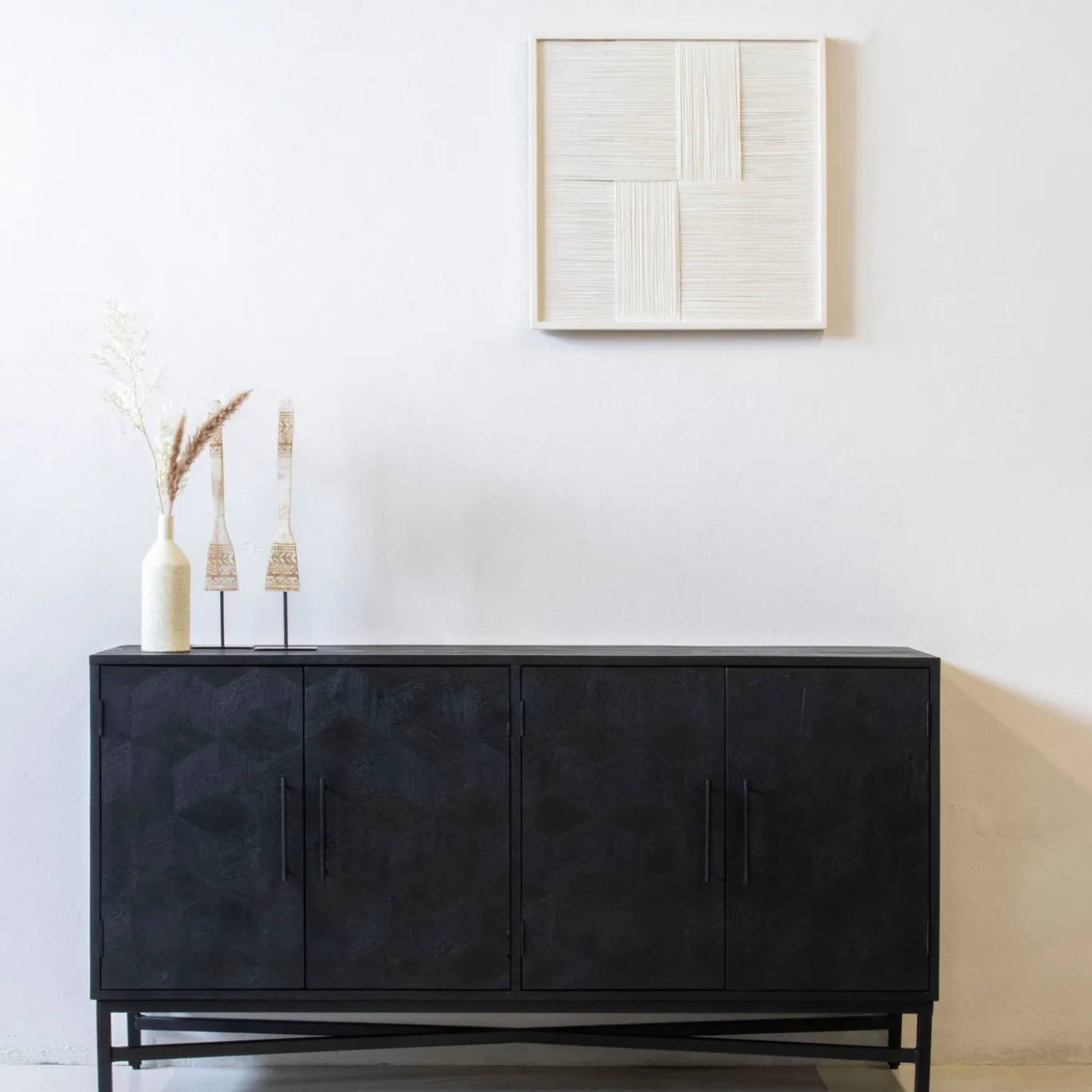 Dressoir Jazz Zwart 160cm - Giga Meubel