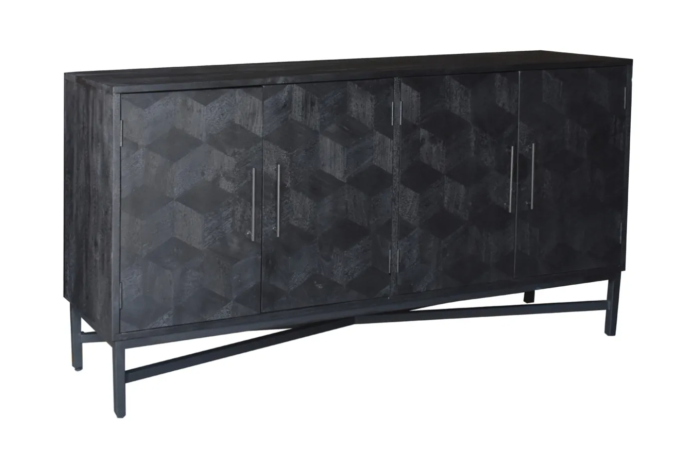 Dressoir Jazz Zwart 160cm - Giga Meubel