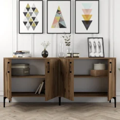 Dressoir Kiev Walnoot 180cm