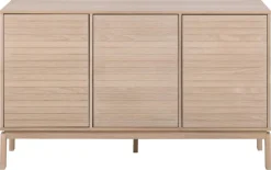 Dressoir Klevik Eikenfineer Wit 135cm - Giga Living