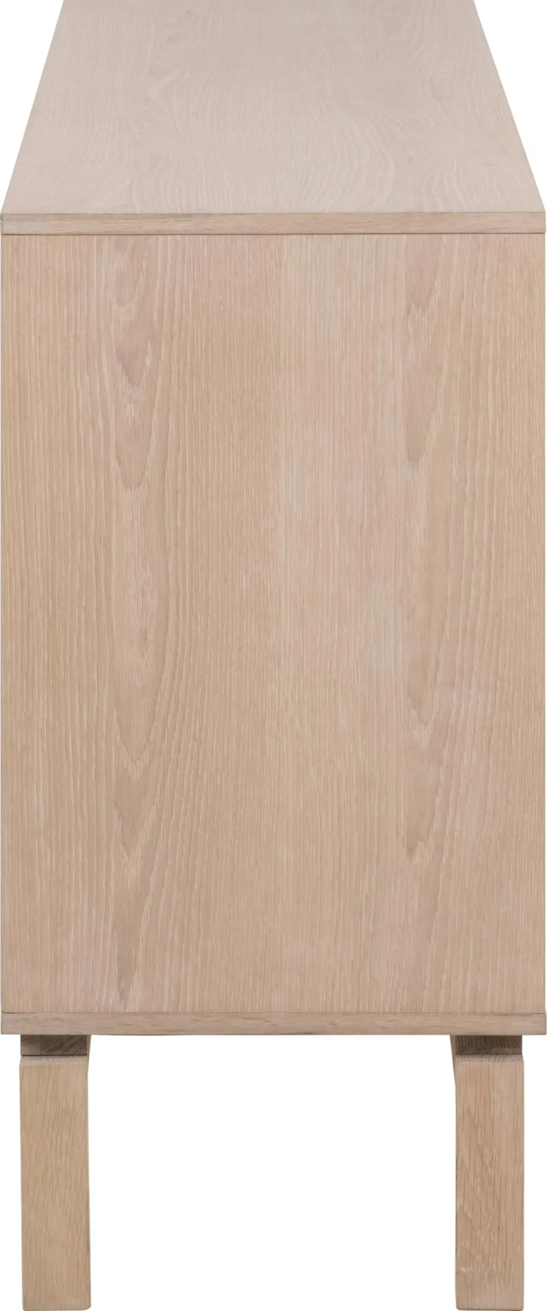 Dressoir Klevik Eikenfineer Wit 135cm - Giga Living
