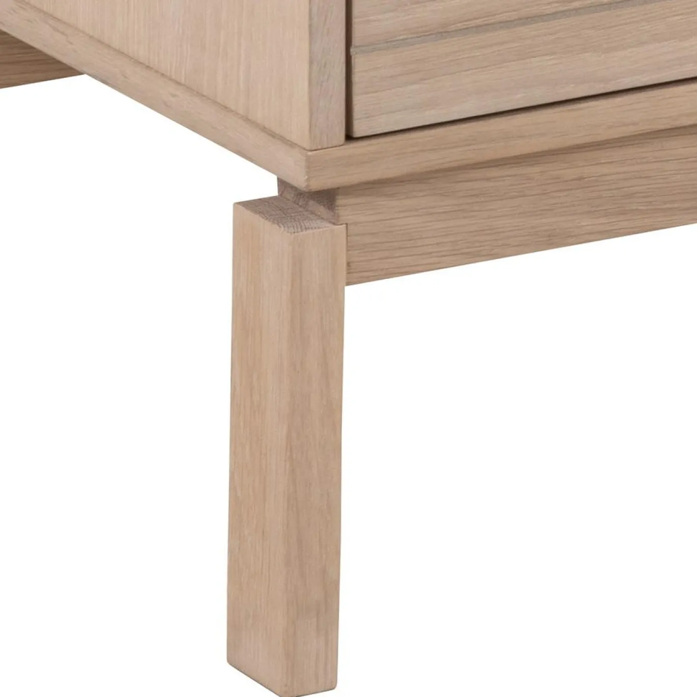 Dressoir Klevik Eikenfineer Wit 135cm - Giga Living