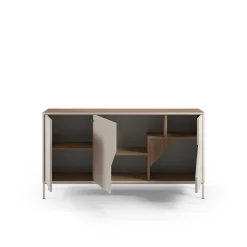 Dressoir Lilou 3d 150cm Naturel/crème - Giga Meubel