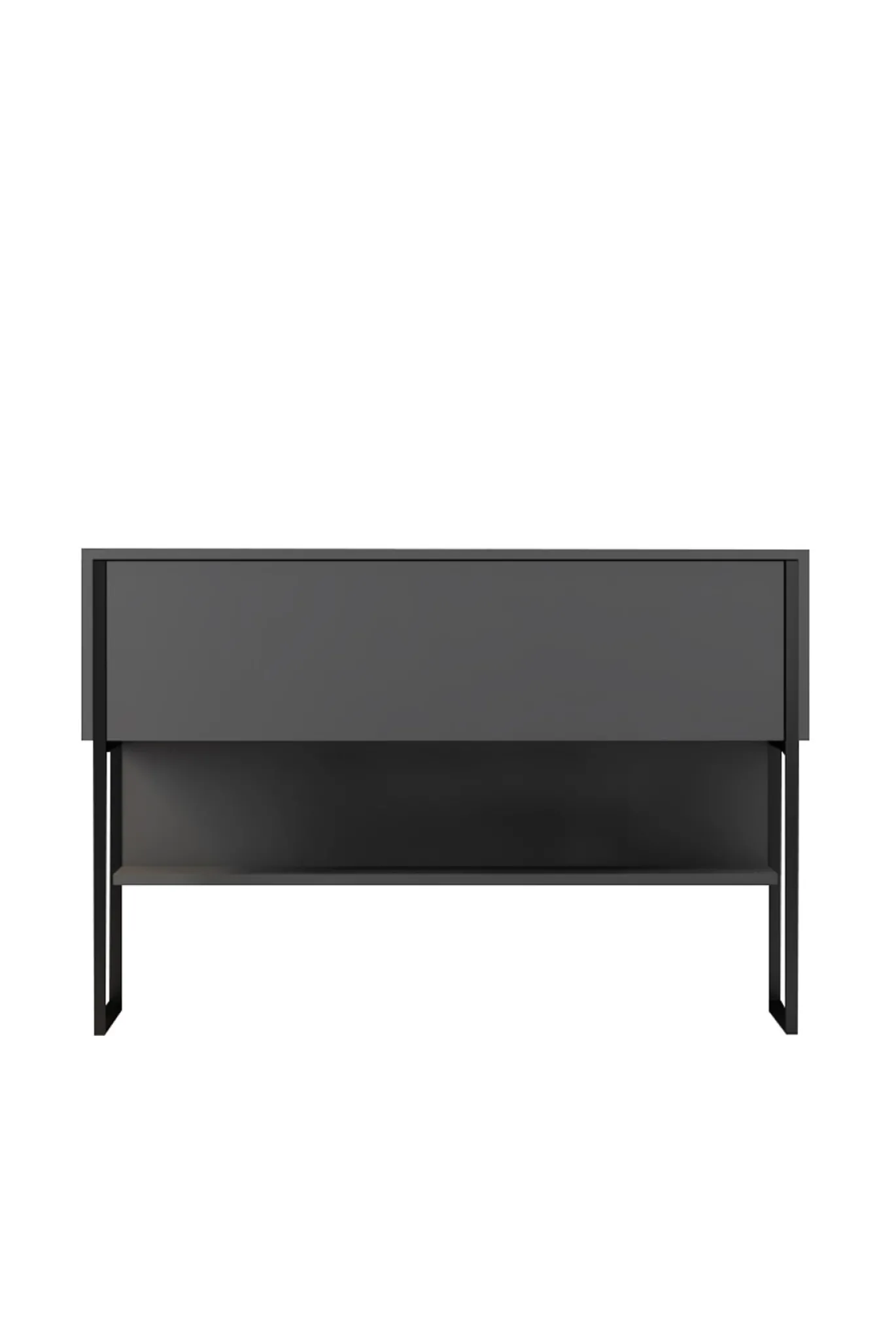 Dressoir Luxe Antraciet/Zwart 120cm
