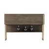 Dressoir Luxe Walnoot/Goud 120cm
