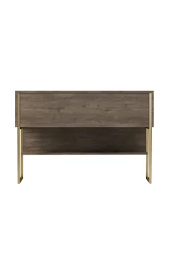 Dressoir Luxe Walnoot/Goud 120cm