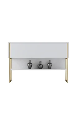 Dressoir Luxe Wit/Goud 120cm