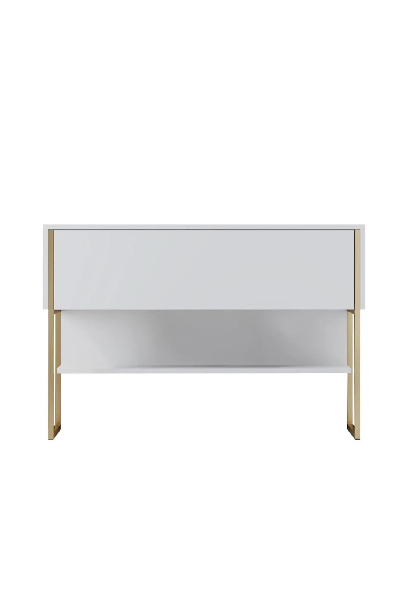 Dressoir Luxe Wit/Goud 120cm