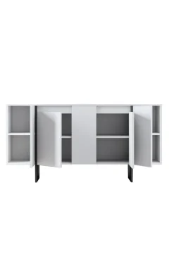 Dressoir Luxe Wit/Zwart 160cm