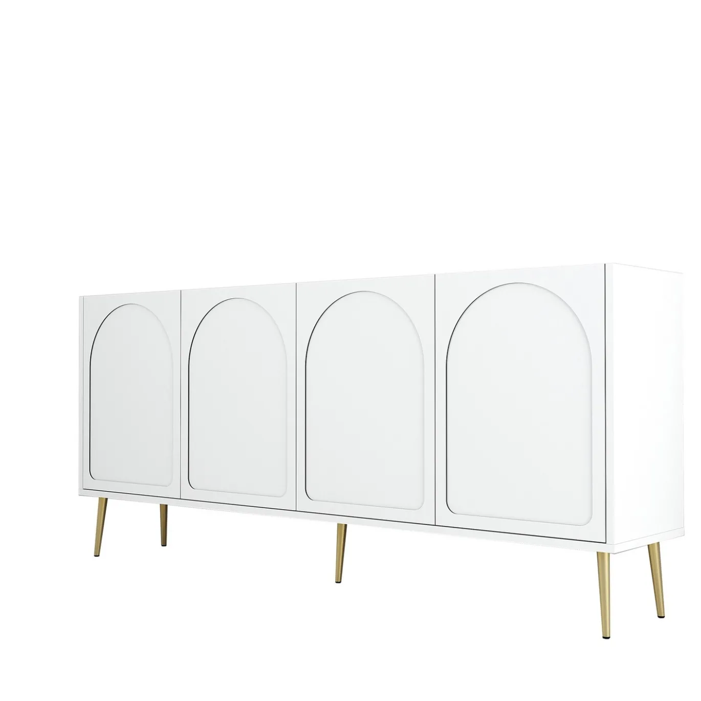 Dressoir Lyon Wit/Goud 180cm