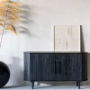 Dressoir Merel Zwart 140cm - Giga Meubel