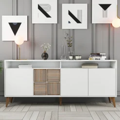 Dressoir Milan Melamine Wit 180cm