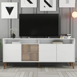 Dressoir Milan Melamine Wit 180cm