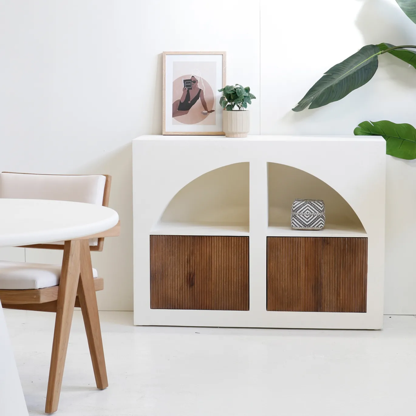 Dressoir Miné Beige 120cm - Giga Meubel